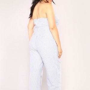 Stripe Jumpsuit